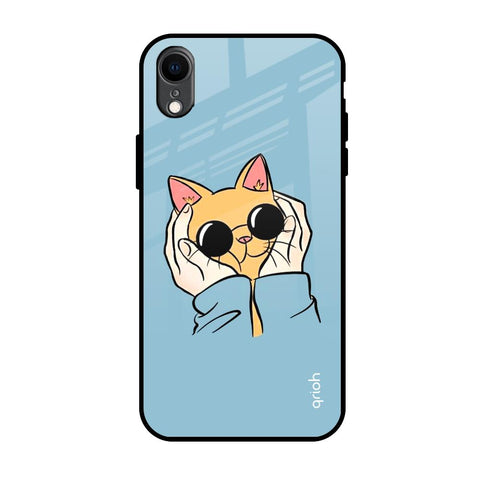 Adorable Cute Kitty iPhone XR Glass Back Cover Online