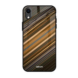 Diagonal Slash Pattern iPhone XR Glass Back Cover Online