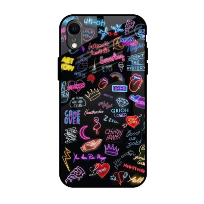 Accept The Mystery iPhone XR Glass Back Cover Online
