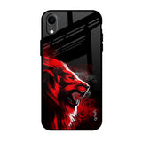 Red Angry Lion iPhone XR Glass Back Cover Online