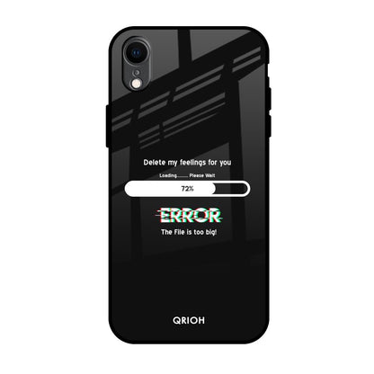 Error iPhone XR Glass Back Cover Online