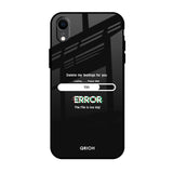 Error iPhone XR Glass Back Cover Online