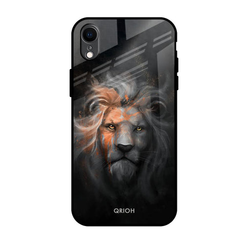 Devil Lion iPhone XR Glass Back Cover Online