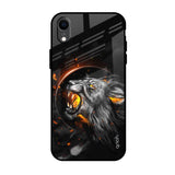 Aggressive Lion iPhone XR Glass Back Cover Online
