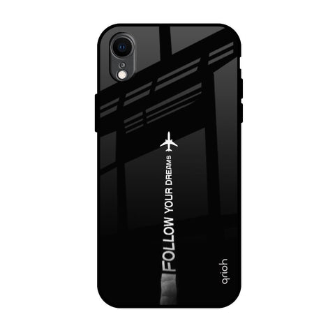 Follow Your Dreams iPhone XR Glass Back Cover Online