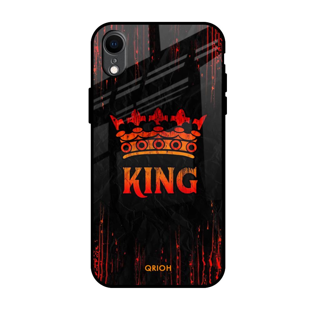 Royal King iPhone XR Glass Back Cover Online