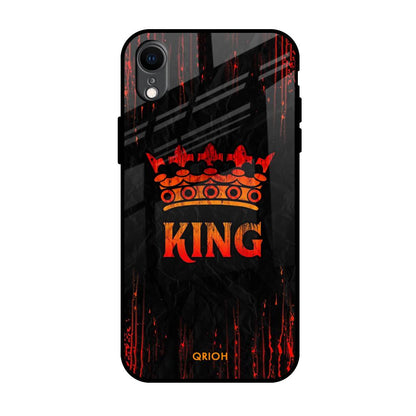 Royal King iPhone XR Glass Back Cover Online