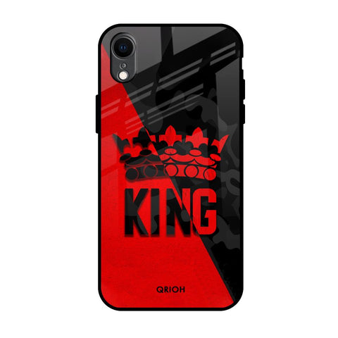 I Am A King iPhone XR Glass Back Cover Online
