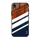 Bold Stripes iPhone XR Glass Back Cover Online