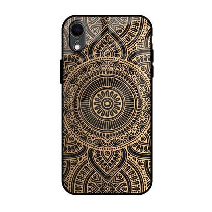 Luxury Mandala iPhone XR Glass Back Cover Online