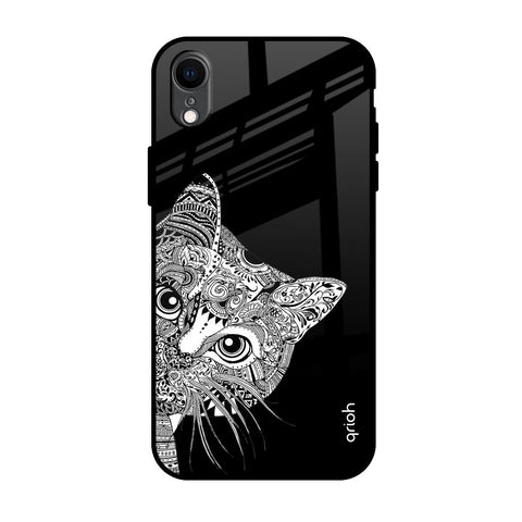 Kitten Mandala iPhone XR Glass Back Cover Online