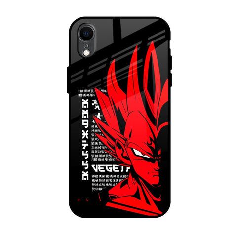 Red Vegeta iPhone XR Glass Back Cover Online