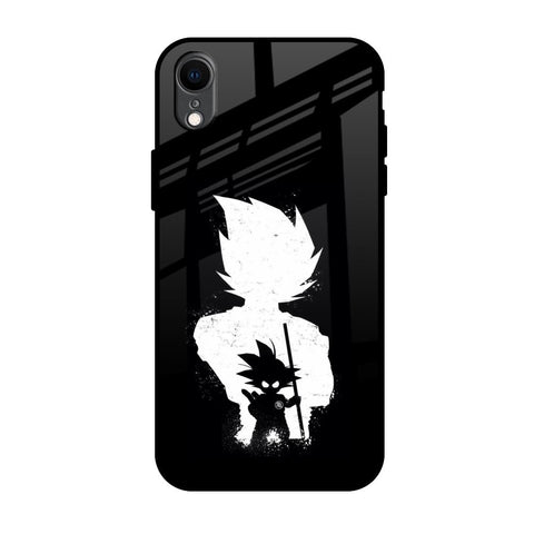 Monochrome Goku iPhone XR Glass Back Cover Online