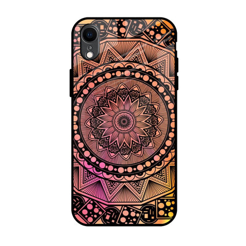 Floral Mandala iPhone XR Glass Back Cover Online