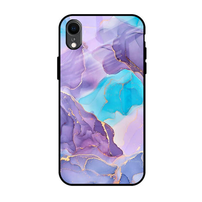 Alcohol ink Marble iPhone XR Glass Back Cover Online