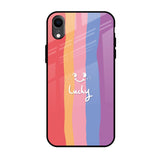 Lucky Abstract iPhone XR Glass Back Cover Online