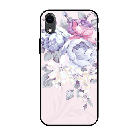 Elegant Floral iPhone XR Glass Back Cover Online