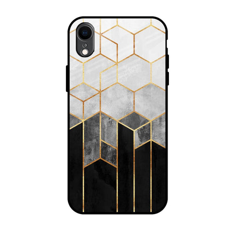 Tricolor Pattern iPhone XR Glass Back Cover Online