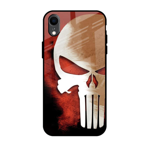 Red Skull iPhone XR Glass Back Cover Online
