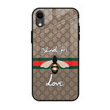 Blind For Love iPhone XR Glass Back Cover Online