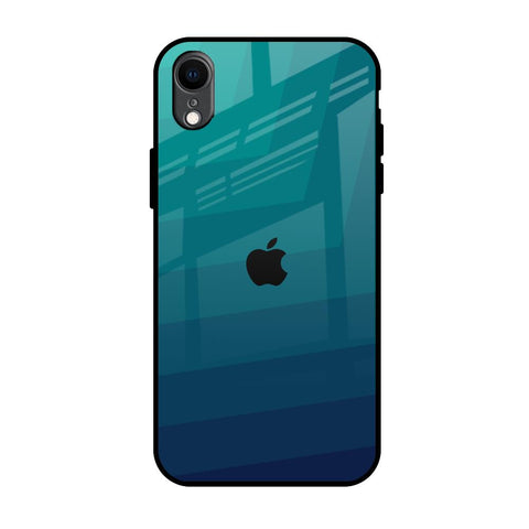 Green Triangle Pattern iPhone XR Glass Back Cover Online