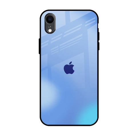 Vibrant Blue Texture iPhone XR Glass Back Cover Online