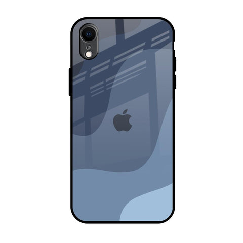 Navy Blue Ombre iPhone XR Glass Back Cover Online