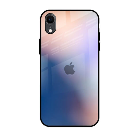 Blue Mauve Gradient iPhone XR Glass Back Cover Online
