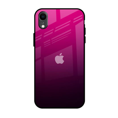 Purple Ombre Pattern iPhone XR Glass Back Cover Online