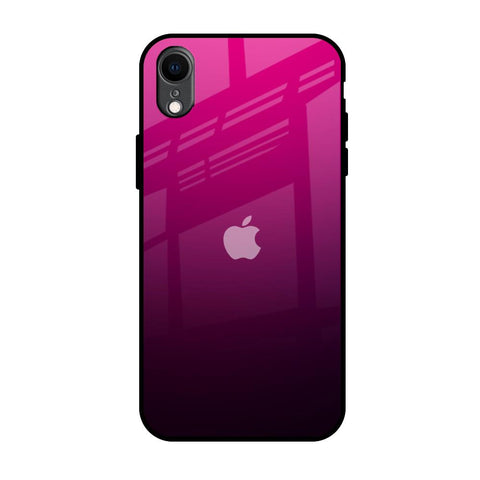 Purple Ombre Pattern iPhone XR Glass Back Cover Online