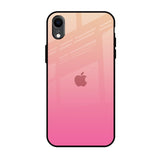 Pastel Pink Gradient iPhone XR Glass Back Cover Online