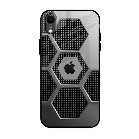 Hexagon Style iPhone XR Glass Back Cover Online