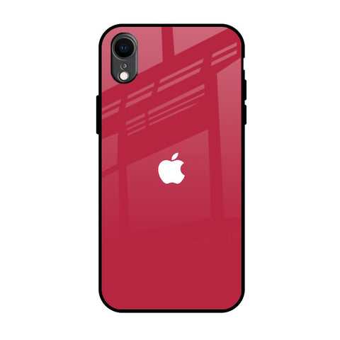 Solo Maroon iPhone XR Glass Back Cover Online