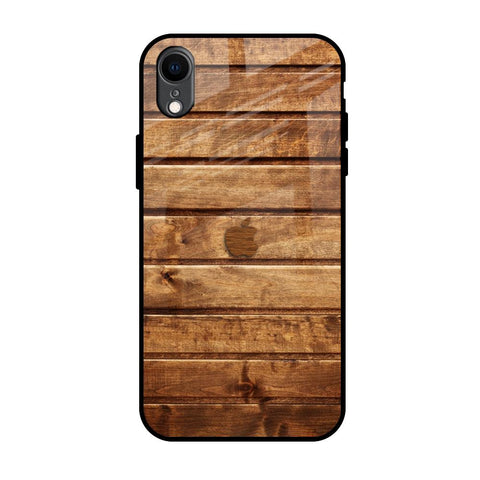 Wooden Planks iPhone XR Glass Back Cover Online