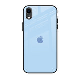Pastel Sky Blue iPhone XR Glass Back Cover Online