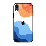 Wavy Color Pattern iPhone XR Glass Back Cover Online