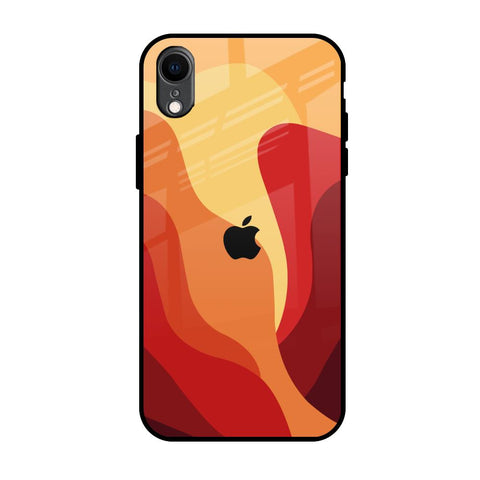 Magma Color Pattern iPhone XR Glass Back Cover Online