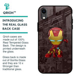 Angry Baby Super Hero Glass Case for iPhone XR