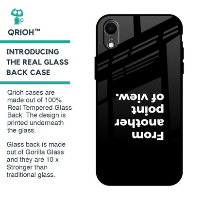 Motivation Glass Case for iPhone XR
