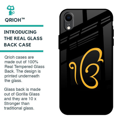 Luxury Fashion Initial Glass Case for iPhone XR