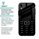 Classic Keypad Pattern Glass Case for iPhone XR