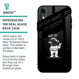 Peace Out Astro Glass Case for iPhone XR