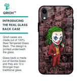 Joker Cartoon Glass Case for iPhone XR