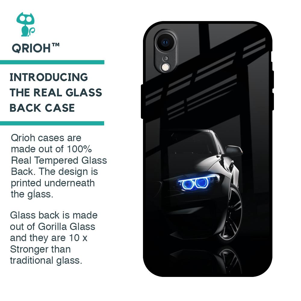 Car In Dark Glass Case for iPhone XR