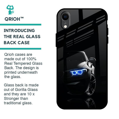 Car In Dark Glass Case for iPhone XR