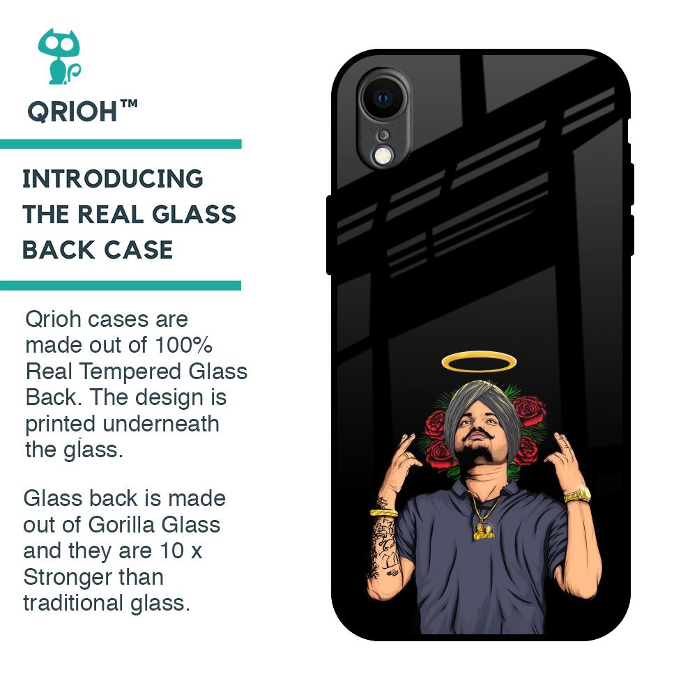 Punjabi Singer Poster Glass Case for iPhone XR