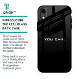 You Can Glass Case for iPhone XR