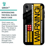 Aircraft Warning Glass Case for iPhone XR