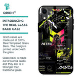 Astro Glitch Glass Case for iPhone XR