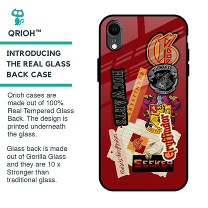 Gryffindor Glass Case for iPhone XR